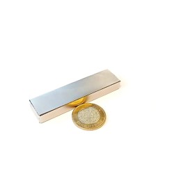 Imán 80mm x 20mm x 10mm Neodimio Potente Grado N45