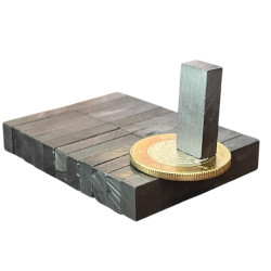 Imán de ferrita rectangular