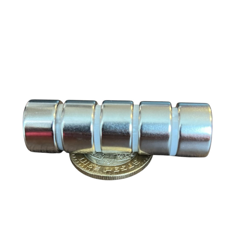 Imán 40mm x 20mm Neodimio Circular Potente 13,500 Gauss