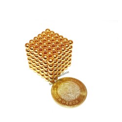 Neocube Oro 216 Esferas De 5mm Juego Destreza