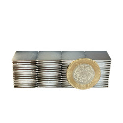 Imán 20mm x 20mm x 1mm Neodimio