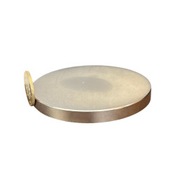 Imán 100mm x 10mm Neodimio Circular Gigante Súper Potente 13,500 Gauss