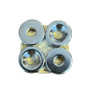 Imán 15mm x 5mm Int. 5mm Anillo Neodimio Ring 12,000 Gauss