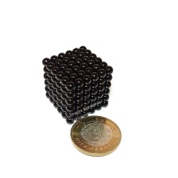 Neocube Negro 216 Esferas De 5mm Juego Destreza