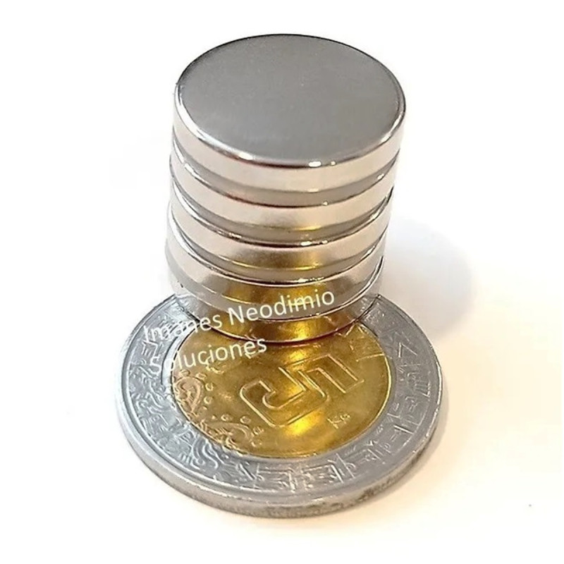 P-Imán 18mm x 3mm Neodimio Súper Potente 13,500 Gauss