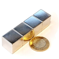 F-Imán 20mm x 20mm x 20mm Neodimio Muy Potente 12,000 Gauss