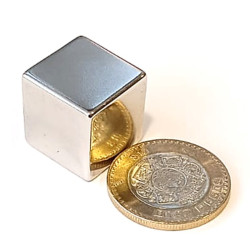F-Imán 20mm x 20mm x 20mm Neodimio Muy Potente 12,000 Gauss