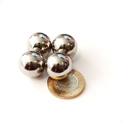 Imán 20mm Esfera De Neodimio 12,000 Gauss