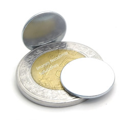 Imán 15mm x 1mm Neodimio Circular 12,000 Gauss