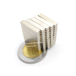 Imán 15mm x 3mm x 2mm Neodimio Potente 12,000 Gauss