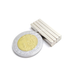Imán 30mm x 5mm x 3mm Neodimio Potente 12,000 Gauss