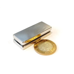 Imán 50mm x 20mm x 5mm Neodimio Potente 13,500 Gauss
