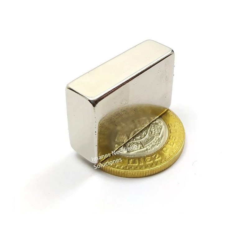 Imán 30mm x 20mm x 10mm Neodimio Súper Fuerte 13,500 Gauss