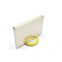 Imán 60mm x 40mm x 5mm Neodimio Súper Fuerte 13,500 Gauss