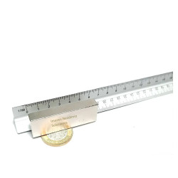 Imán 60mm x 20mm x 10mm Barra De Neodimio Potente 13,500 Gauss