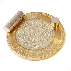 Imán 4mm x 3mm Neodimio Circular 12,000 Gauss