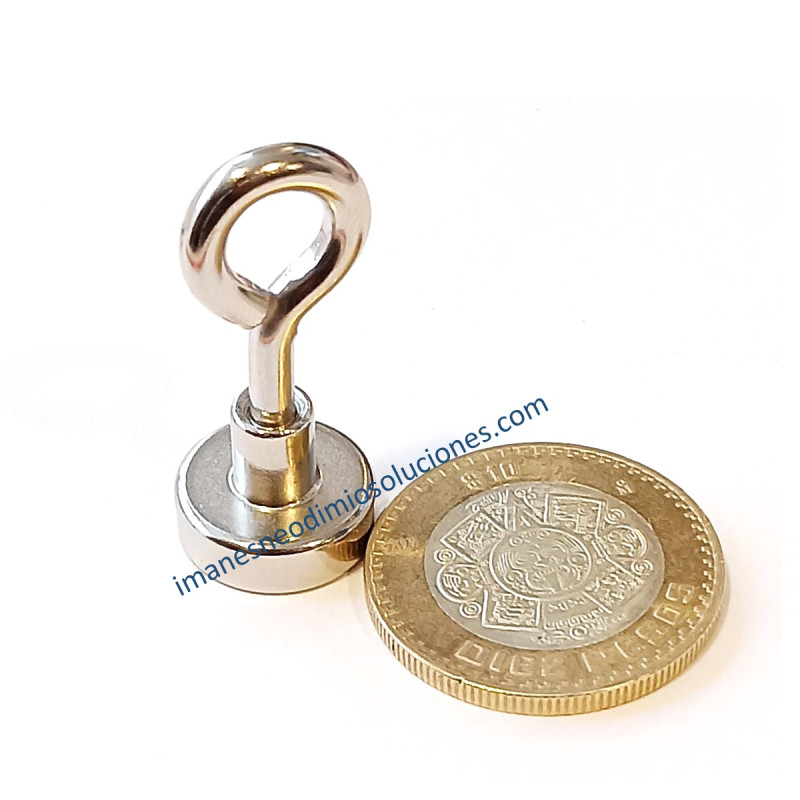 Gancho 16mm x 5mm Neodimio Potente Soporte 5kg