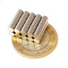 Imán 4mm x 3mm Neodimio Circular 12,000 Gauss