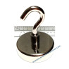 Gancho 75mm x 18mm Abierto Neodimio Potente Soporte 155kg