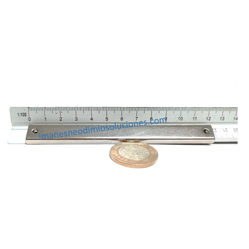 Imán 120mm x 14mm x 5mm Neodimio Pot Olla 13,500 Gauss