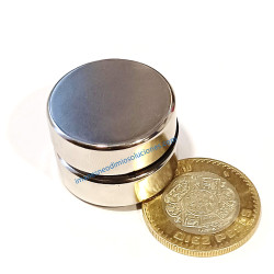 Imán 30mm x 10mm Neodimio Potente 13,500 Gauss