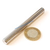 Imán 10mm x 100mm Barra Cilindro De Neodimio Potente 13,500 Gauss