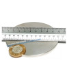Imán 100mm x 5mm Neodimio Circular Gigante Súper Potente 13,500 Gauss