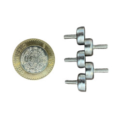 Imán de neodimio Pot Olla 12mm x 4mm