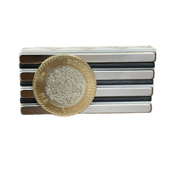 Imán 60mm x 10mm x 5mm 3M Neodimio Con Adhesivo 12,000 Gauss