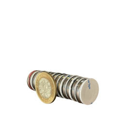 Imán 20mm x 3mm 3M Neodimio Con Adhesivo 12,000 Gauss