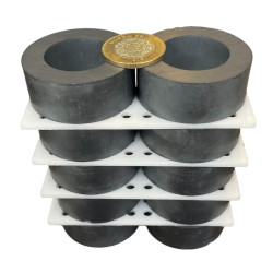 Imán 50mm x 20mm Int. 30mm Anillo Ferrita Ring 13,500 Gauss