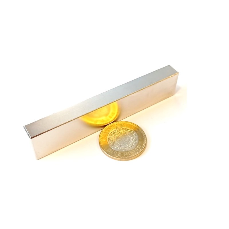 Imán 100mm x 20mm x 10mm Barra De Neodimio 13,500 Gauss